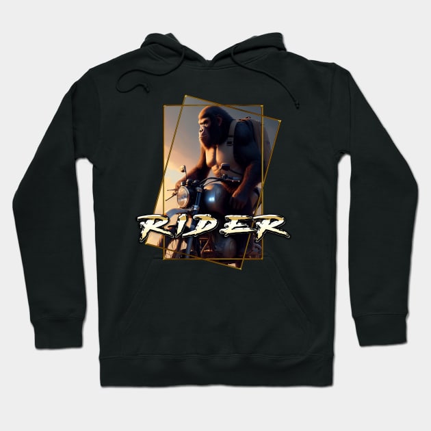 Ape Rider Hoodie by Stavros Galiatsos